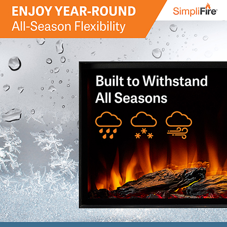 Forum 43 OutdoorLinear Electric Fireplace - SimpliFire