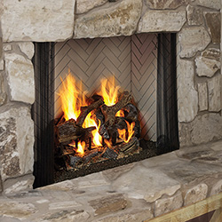 36" Ashland Radiant Wood Burning Fireplace - Majestic