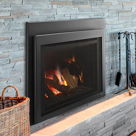 Ruby Traditional IntelliFire Touch Direct Vent Fireplace Insert, Blower and Remote (Electronic Ignition)