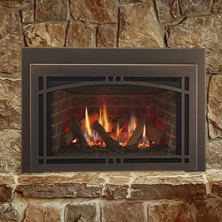 Ruby Traditional IntelliFire Touch Direct Vent Fireplace Insert, Blower and Remote (Electronic Ignition)