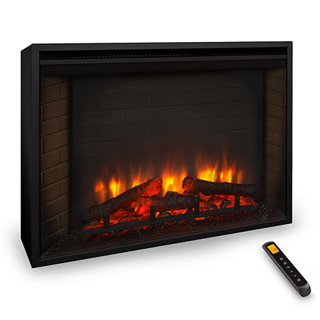 30 Built-In Traditional Electric Fireplace - SimpliFire